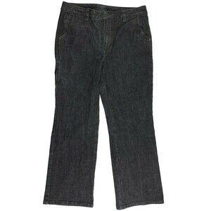 Duluth Trading Co. Jeans Womens Sz 10x29  Black Faded Denim Pants Style 21201